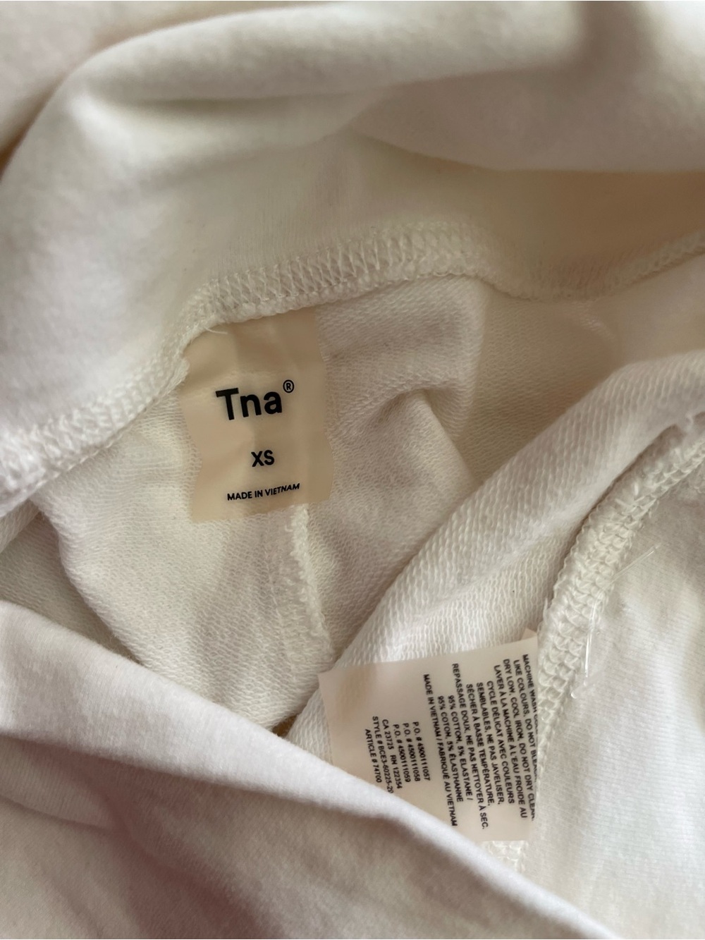 Aritzia TNA white bike shorts - Picture 5 of 6